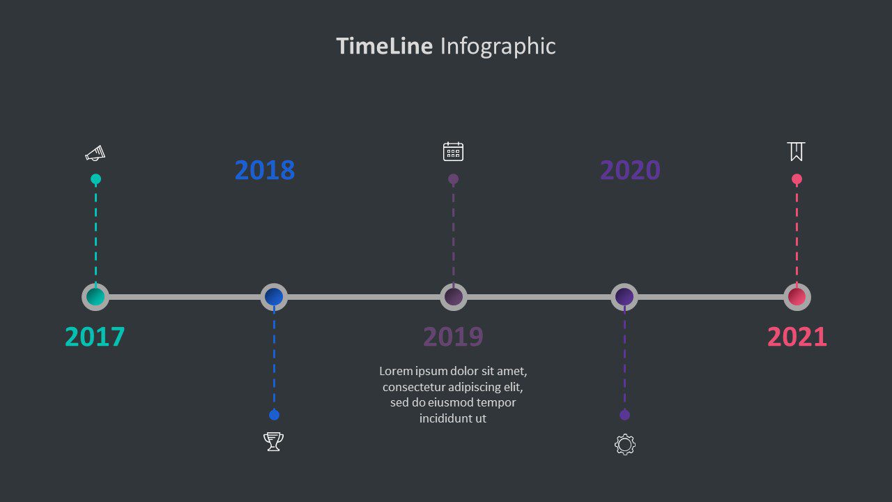 Simple timeline diagram