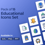 15 Education Icons Pack