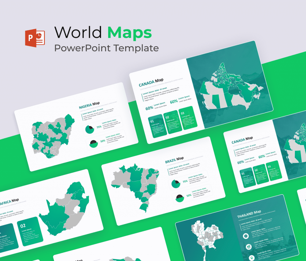 Premast World Map Powerpoint Template Editable Globe Ppt