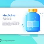 Medicine Bottle powerpoint slide template