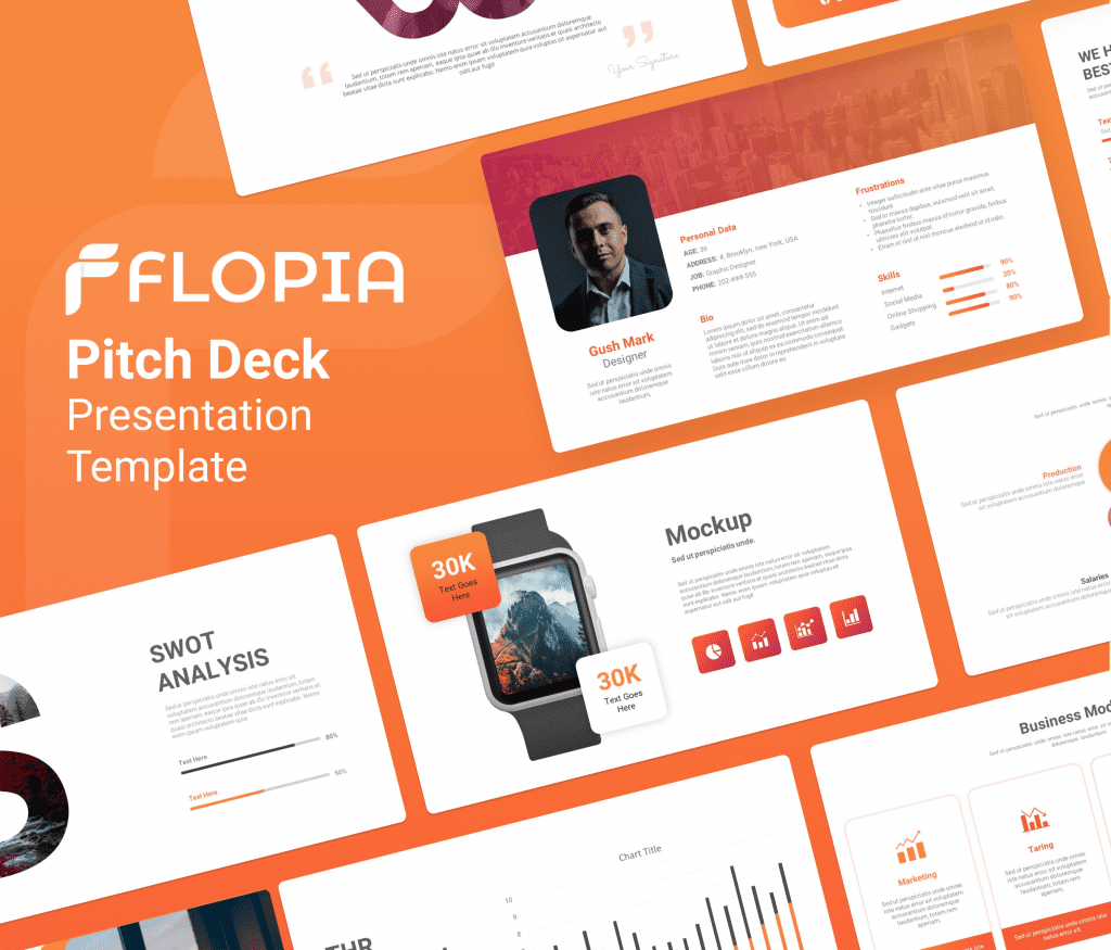 Premast | Flopia Pitch Deck Presentation Template