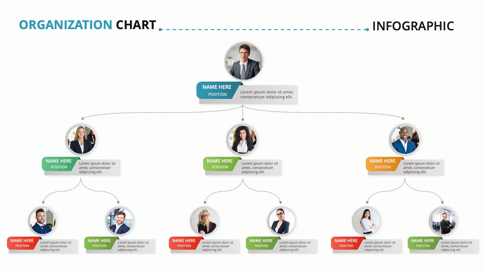 Team Organization Chart Powerpoint Slide Template Premast 6790