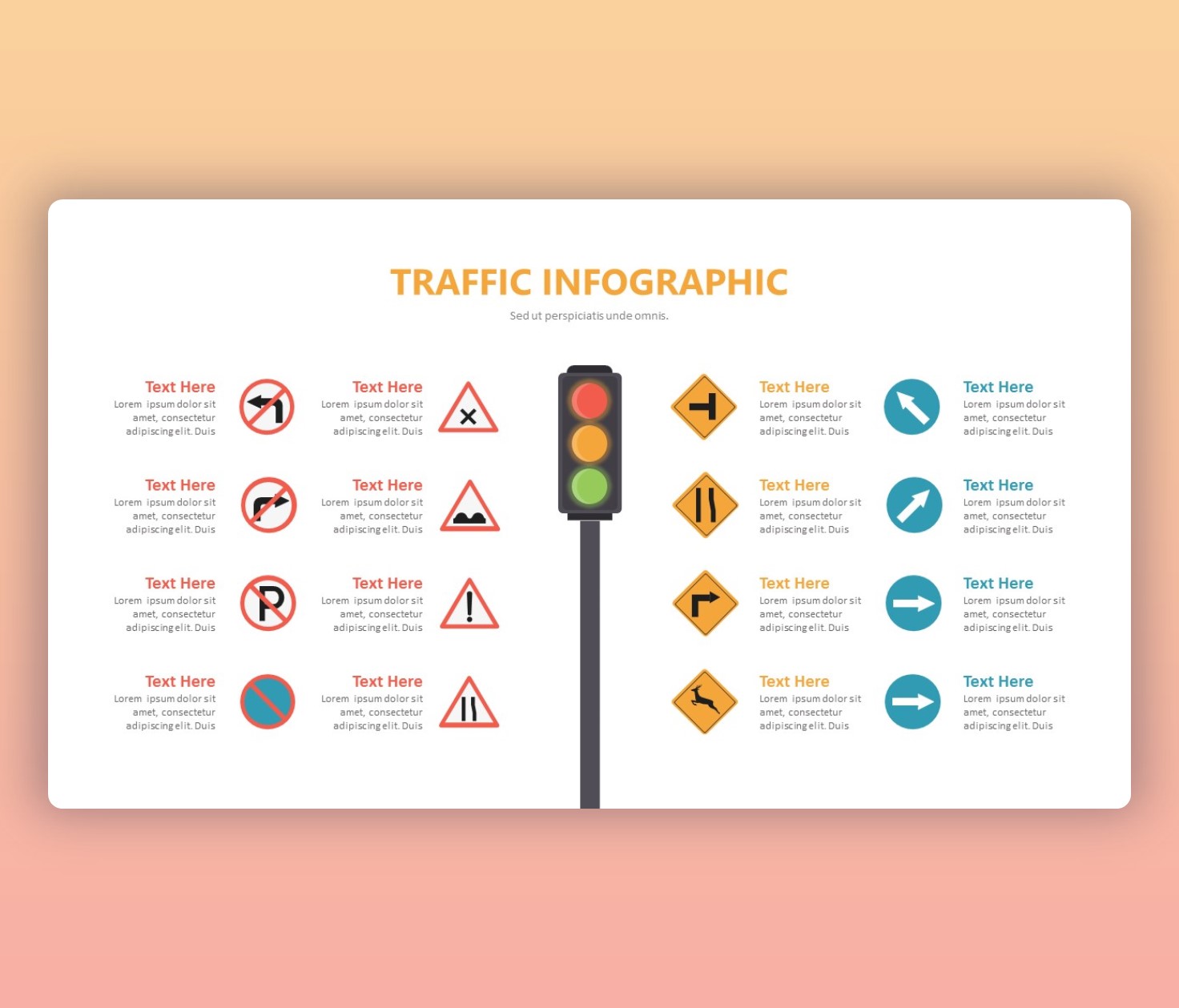 Traffic PowerPoint Template | Free Infographic Slide Theme