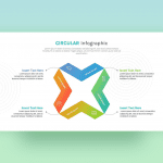 Circular infographic powerpoint template