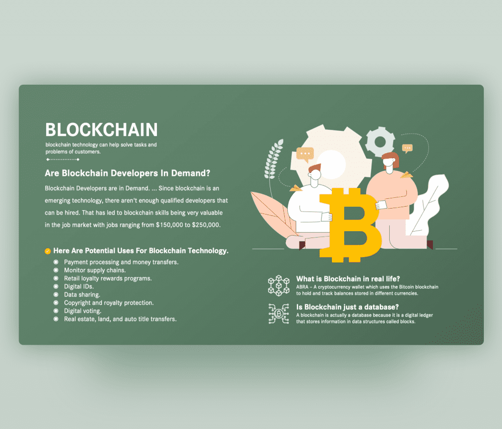 Premast | Blockchain Technology Overview PowerPoint Template