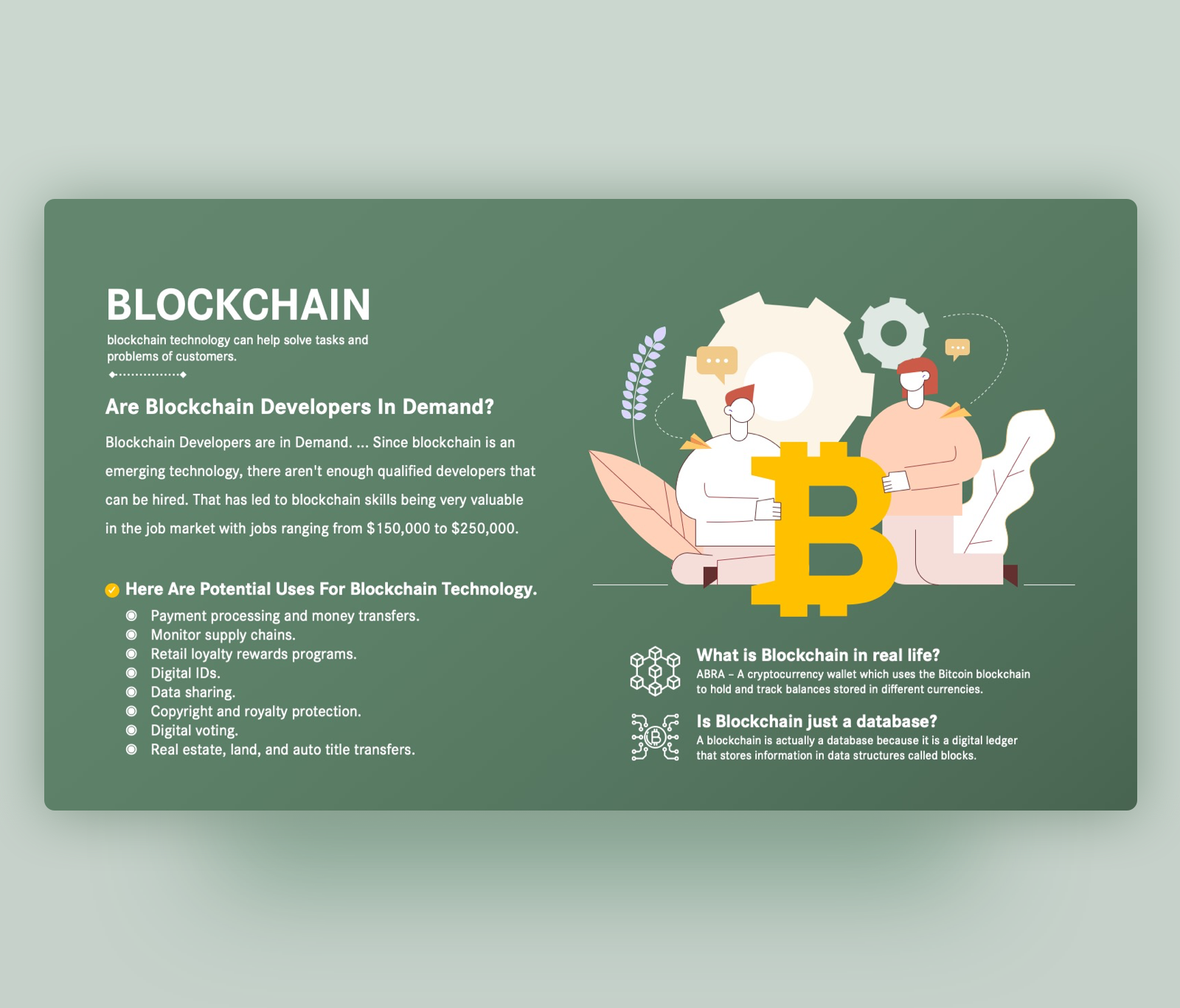 Blockchain Technology Overview PowerPoint Template