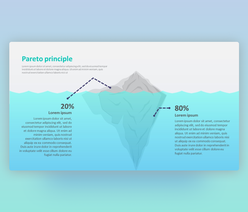 Pareto Principle II – PowerPoint Template