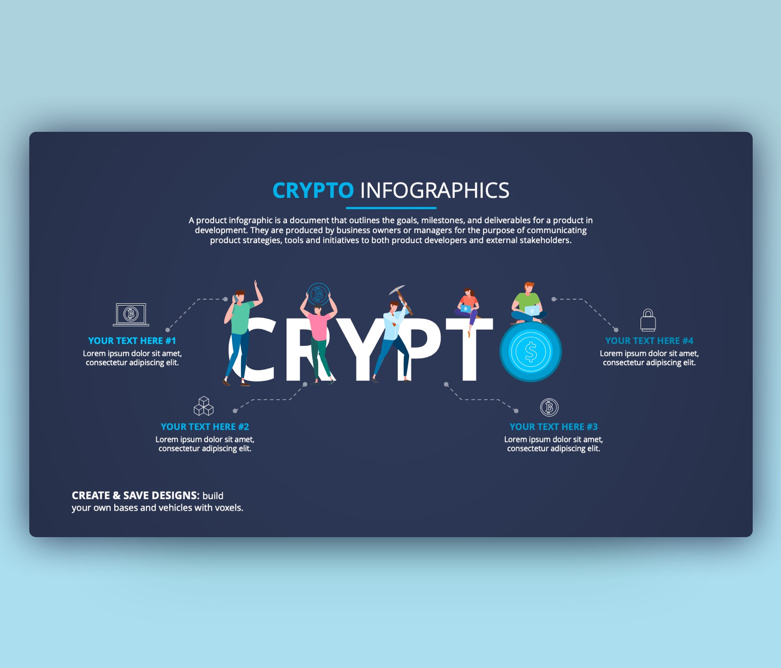 Crypto Infographic PowerPoint Template Free PPT