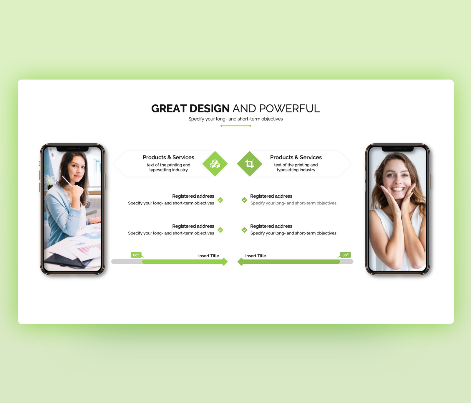 Great & Powerful Product PowerPoint Template