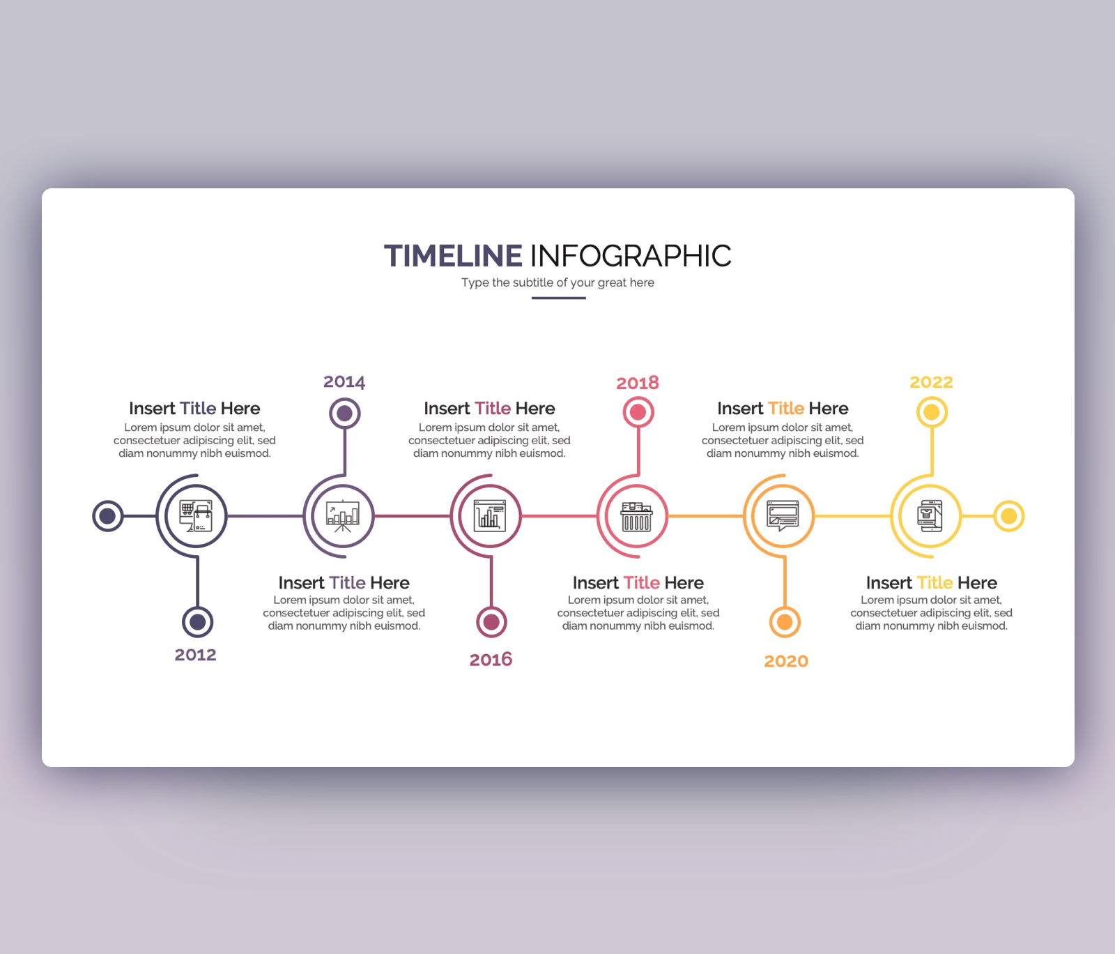 Timeline Infographic PowerPoint Template