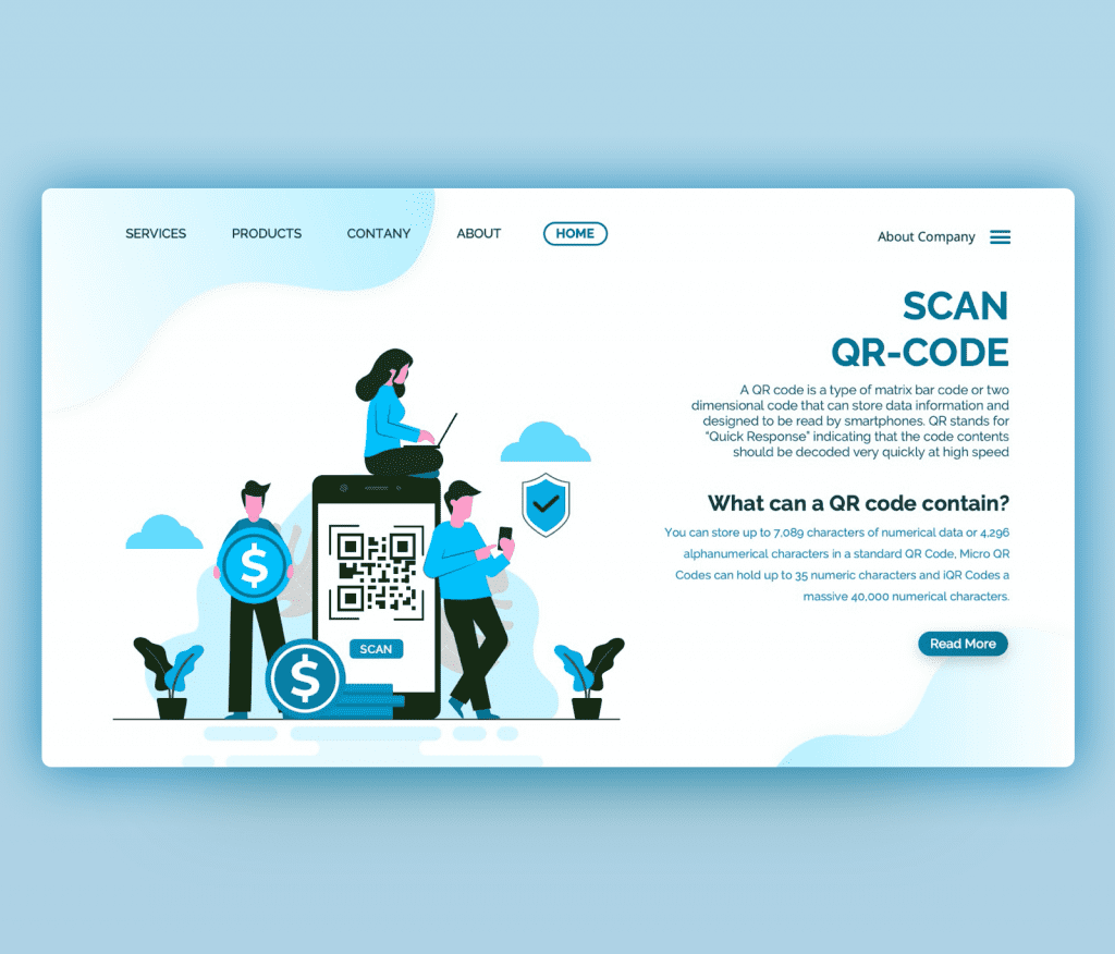Premast | Scan QR Code PowerPoint Template Free Download
