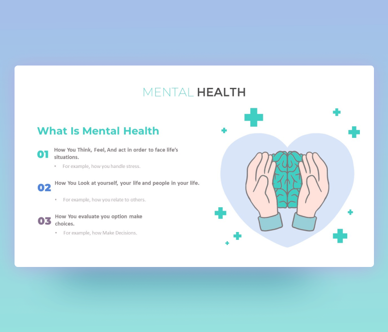 Free Mental Health PowerPoint Template