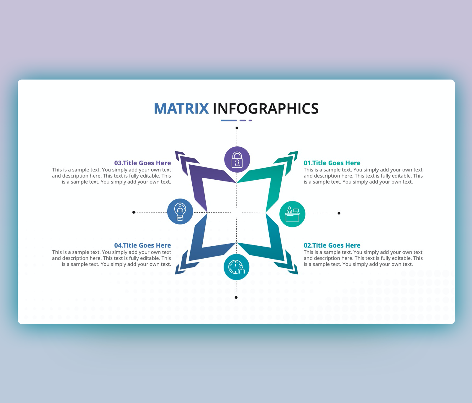 Matrix Infographics PowerPoint Template