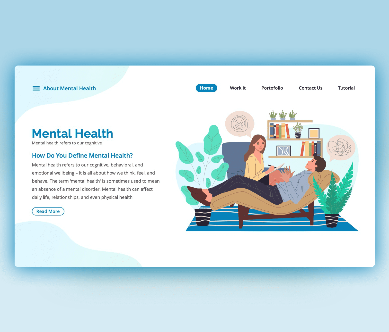 Mental Health Awareness PowerPoint Template