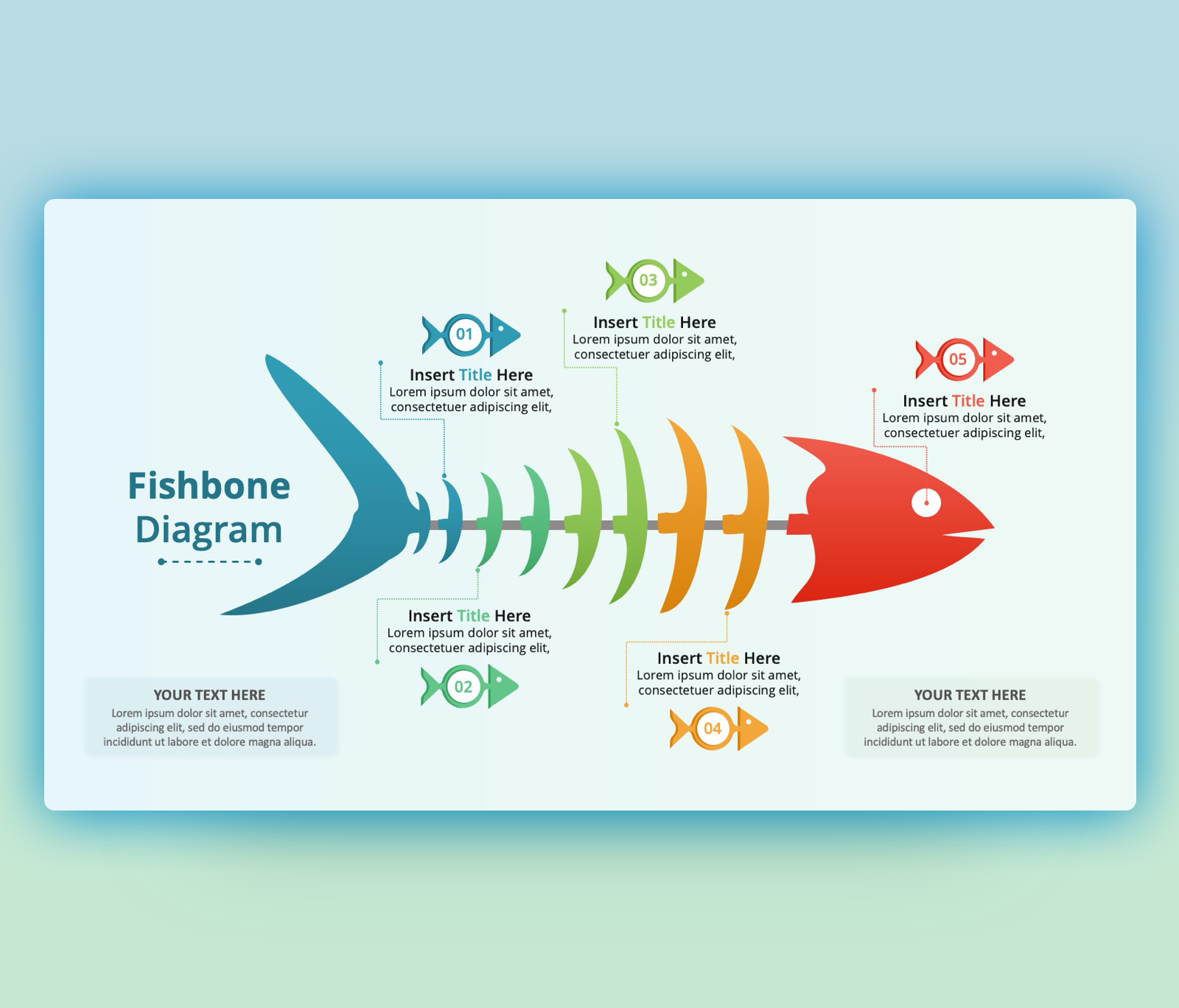 Fishbone Diagram Template for PowerPoint