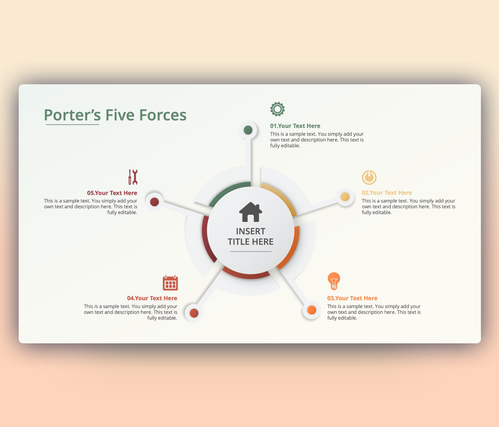 porter’s five forces slide template free download