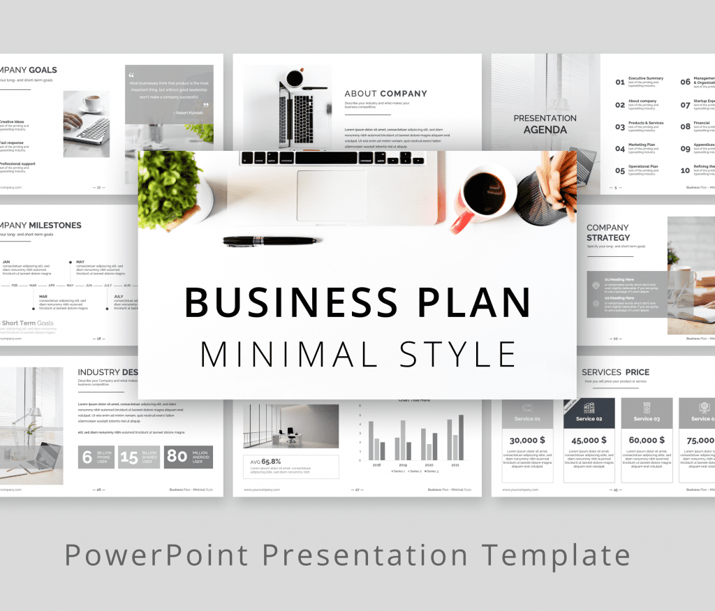 Premast | Minimal Style Business Plan PowerPoint Presentation