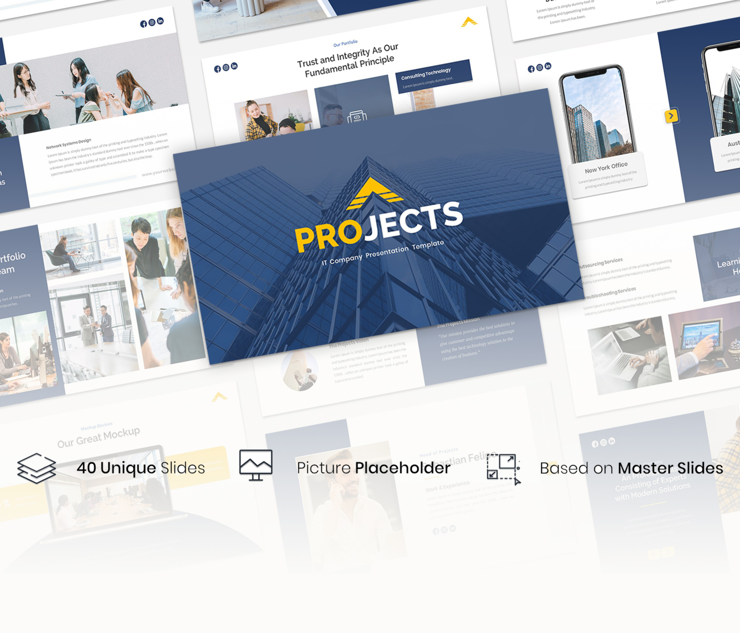 Projects – IT Company Presentation Template