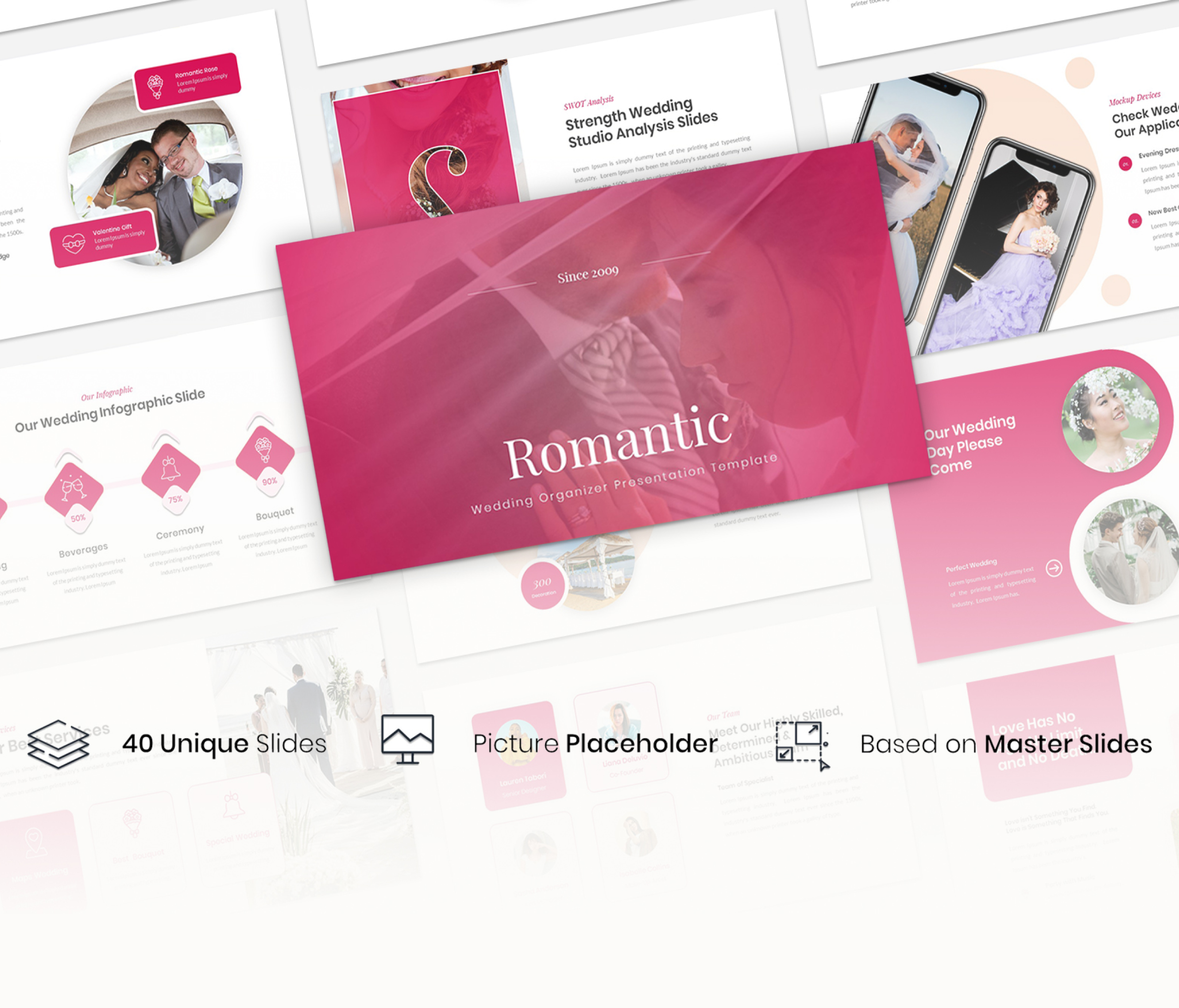 Romantic – Wedding Organizer Google slide