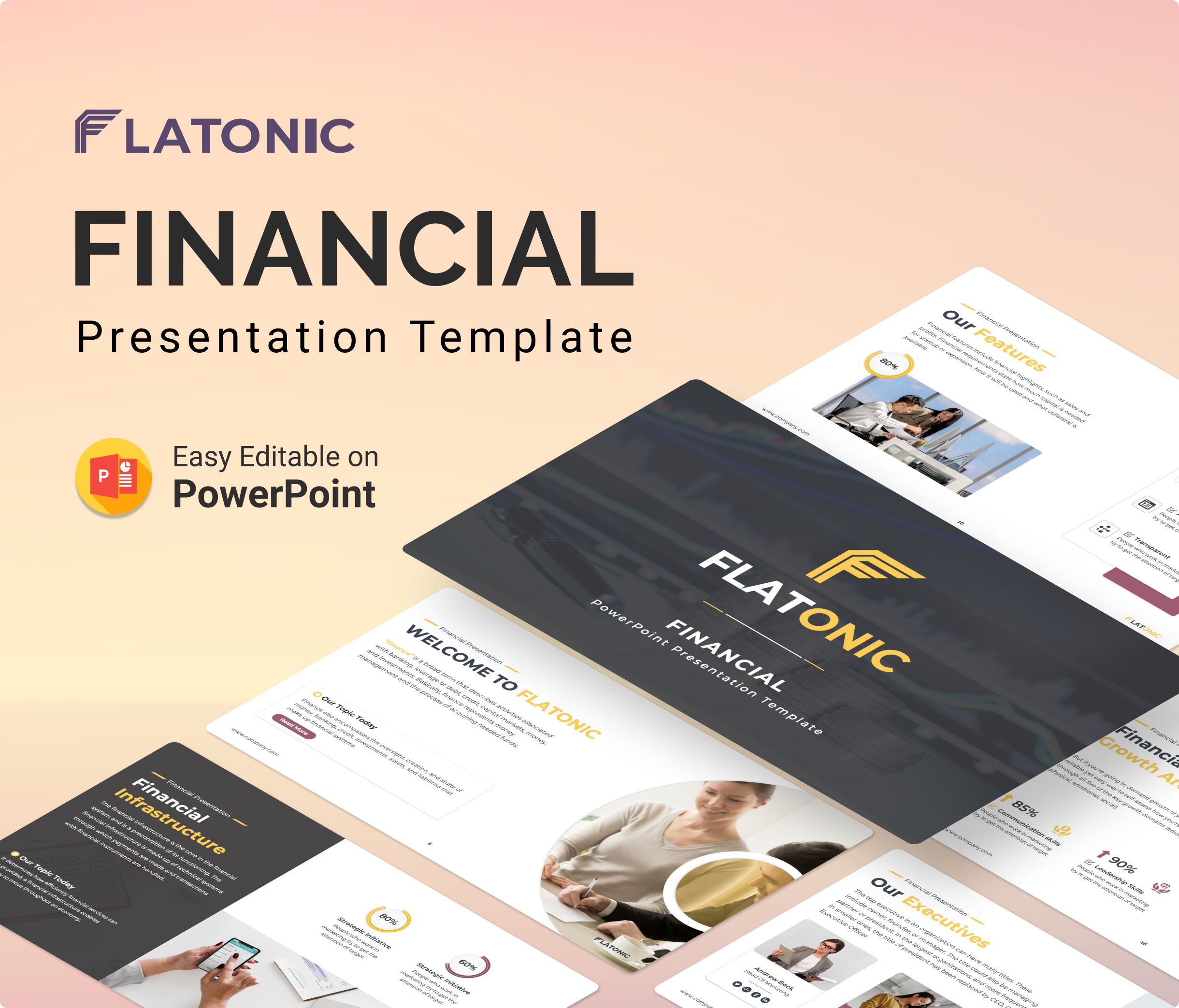 Flatonic – Financial PowerPoint Presentation Template