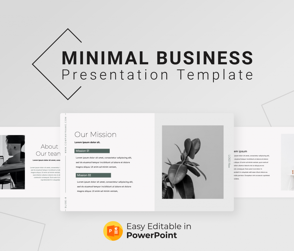 Minimal Business PowerPoint Presentation Template | Premast