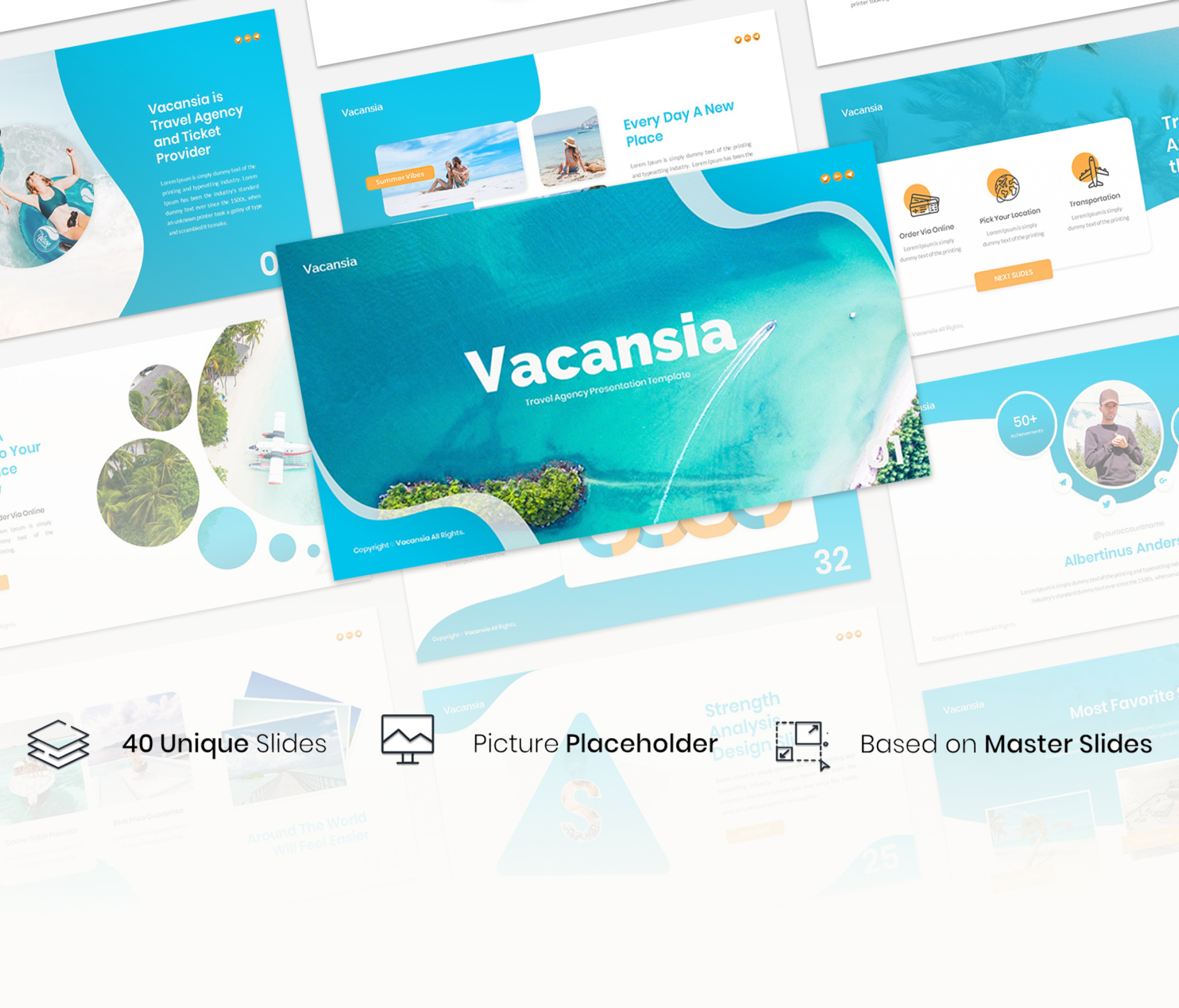 Vacansia – Travel Agency PowerPoint Template