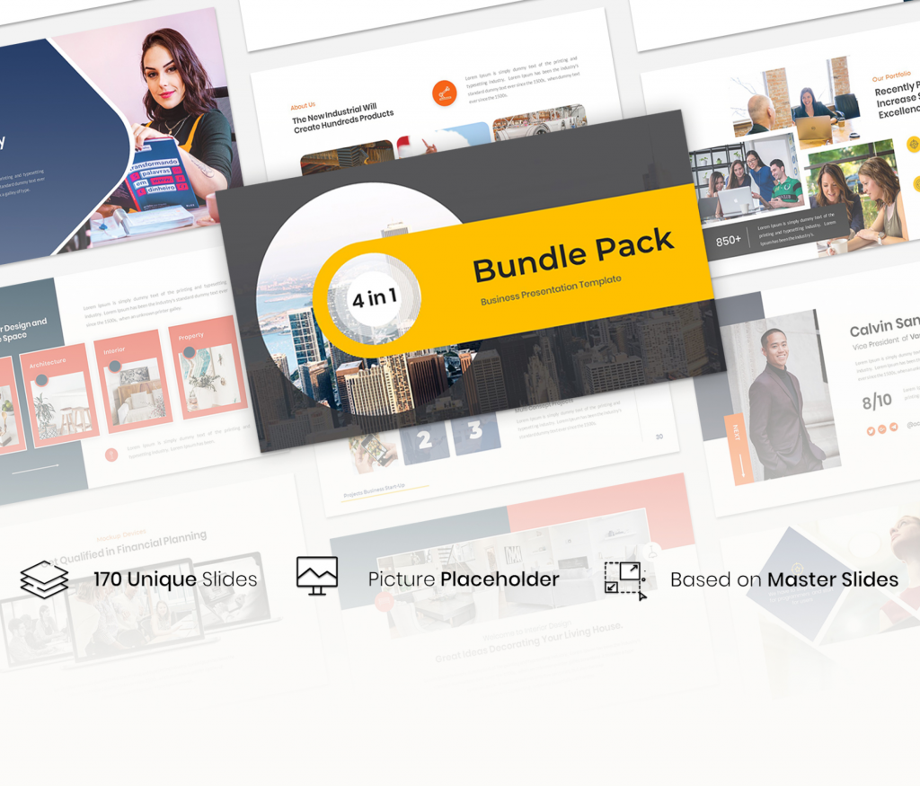 Premast | 4 in 1 Business Bundle Pack-PowerPoint Presentation Template