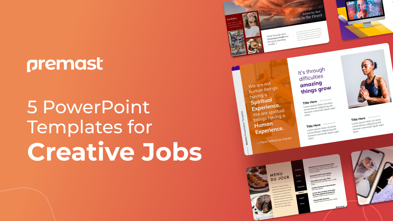 5 PowerPoint Templates for Creative Jobs