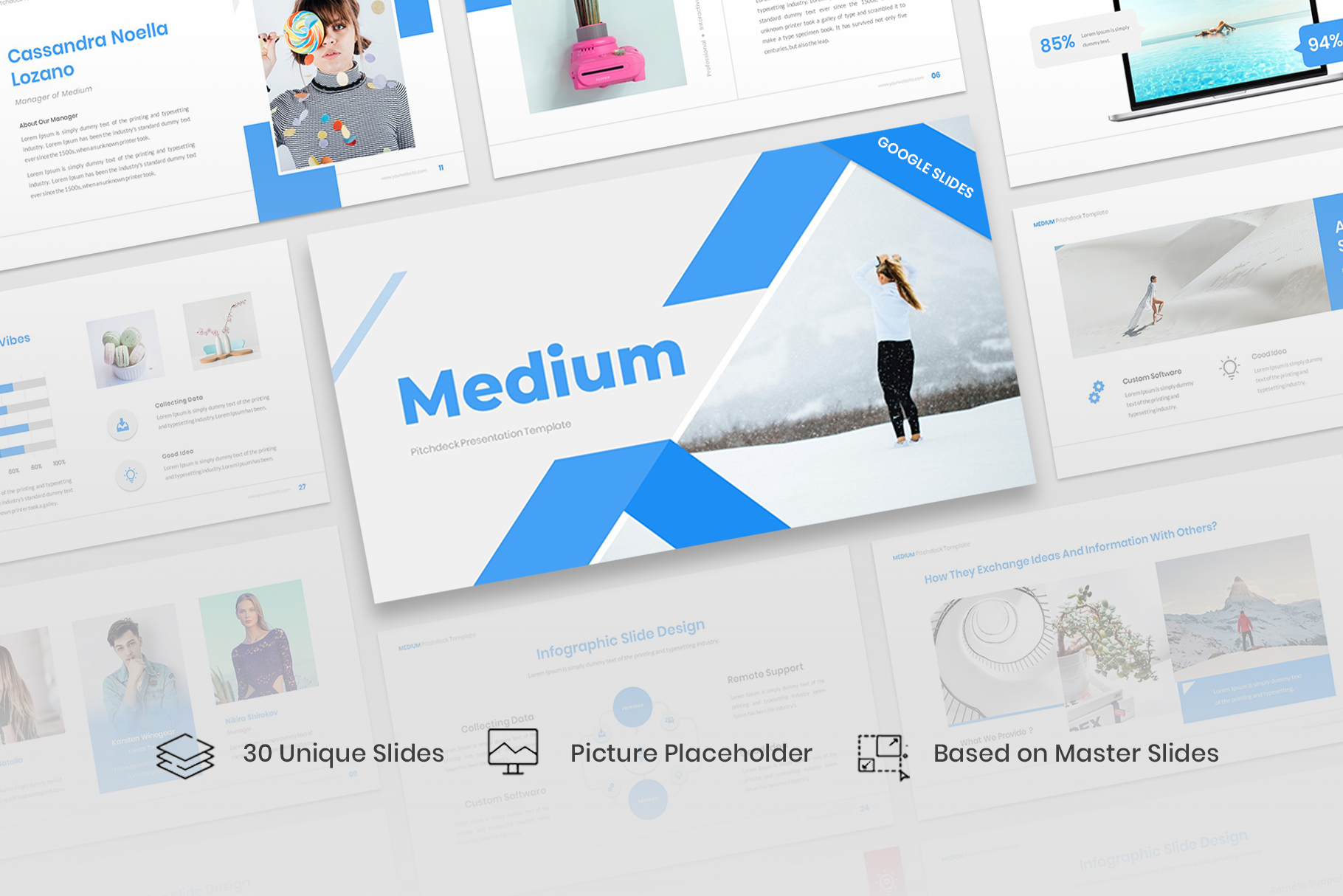 Medium – Pitchdeck Google Slides Template