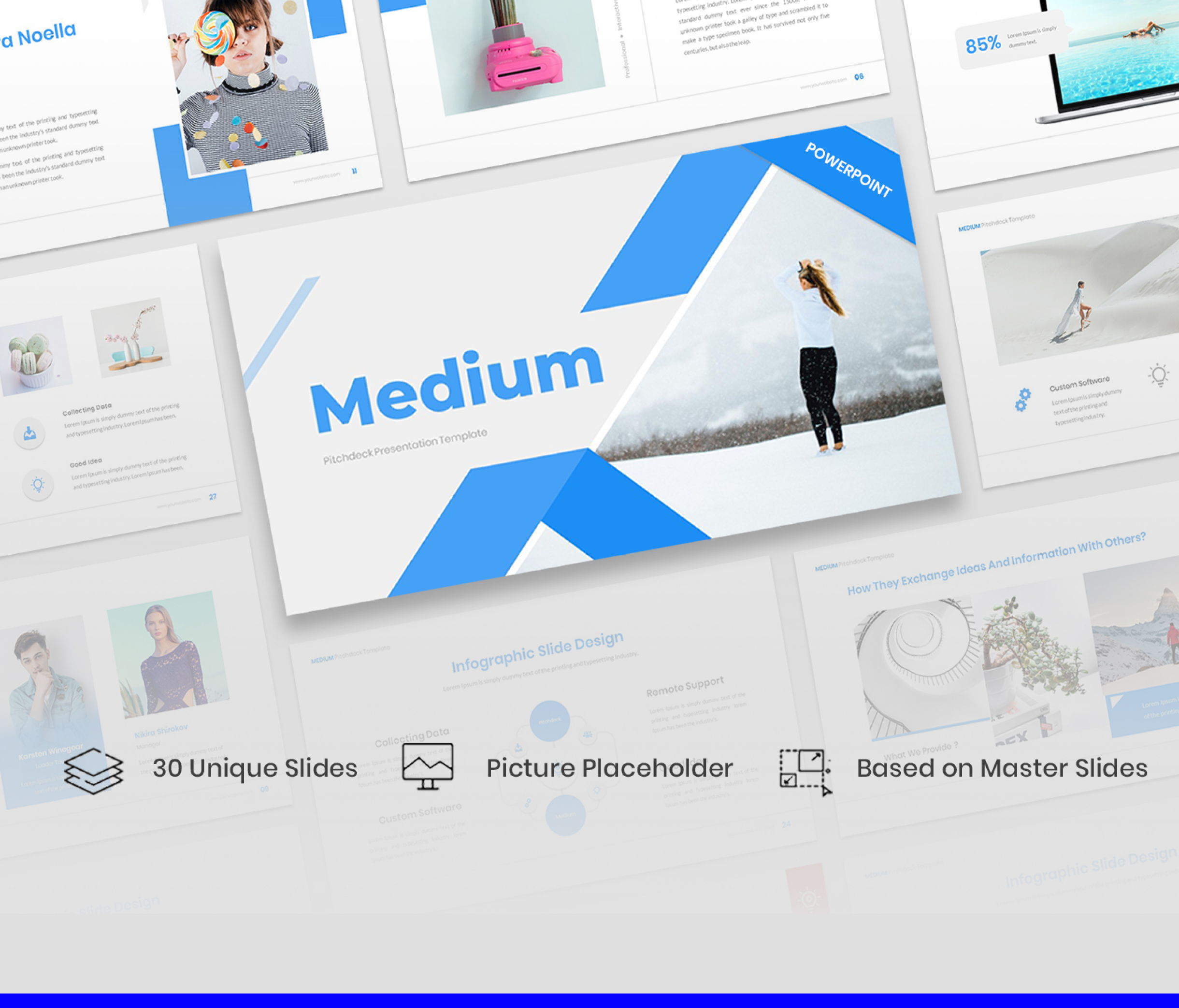 Medium – Pitchdeck PowerPoint Template