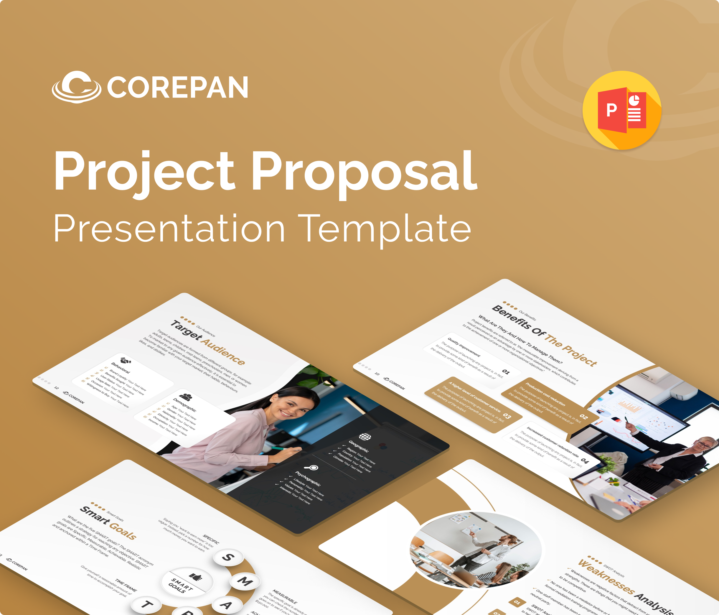 Corepan – Project Proposal PowerPoint Presentation Template