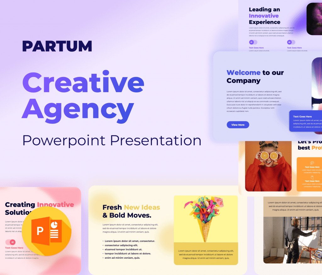 Premast | Partum Creative Agency PowerPoint Presentation Template