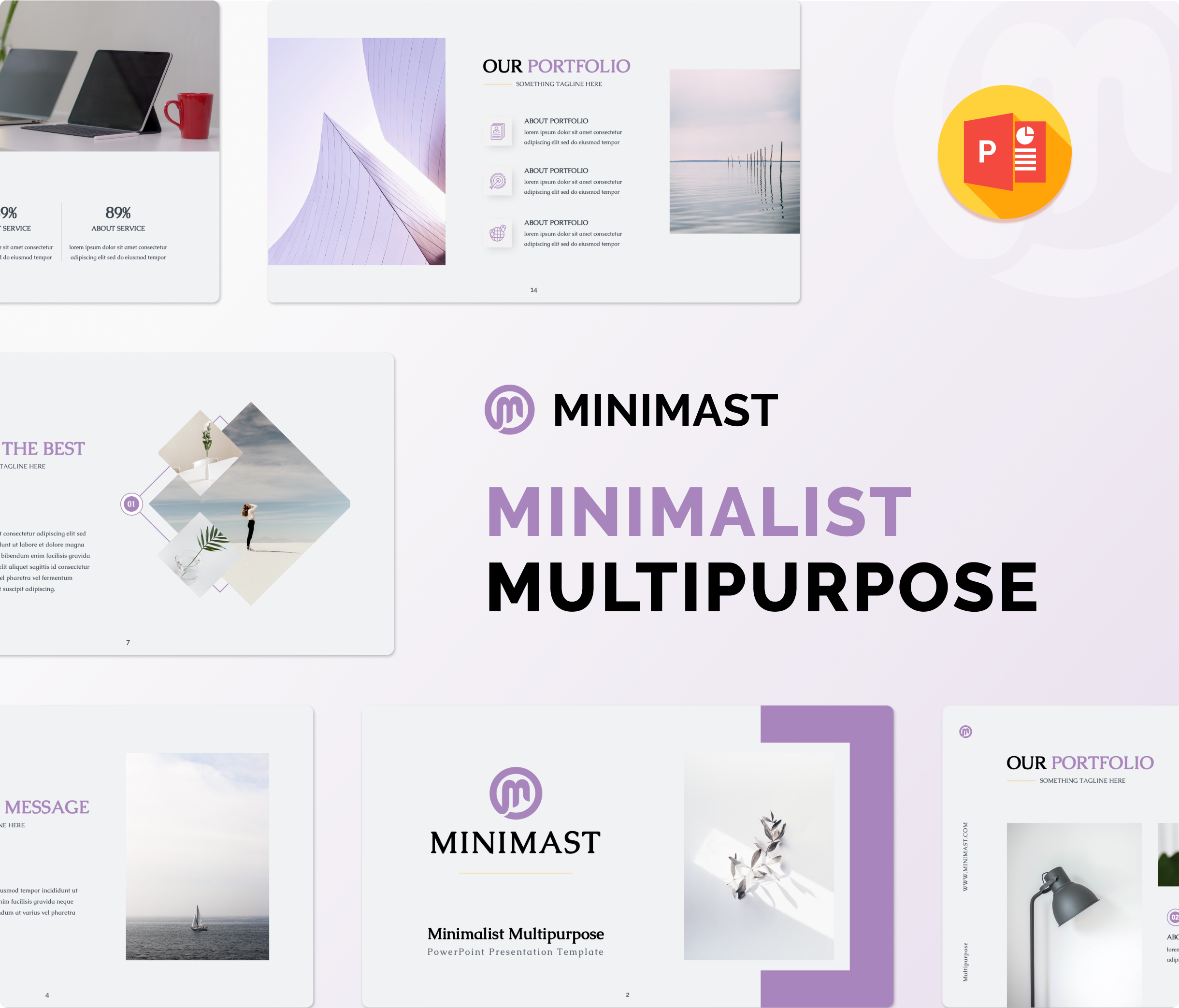 Minimast – Minimalist Multipurpose PowerPoint Presentation Template