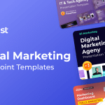 Digital Marketing Agency, SEO, and Social Media PowerPoint Templates +20<