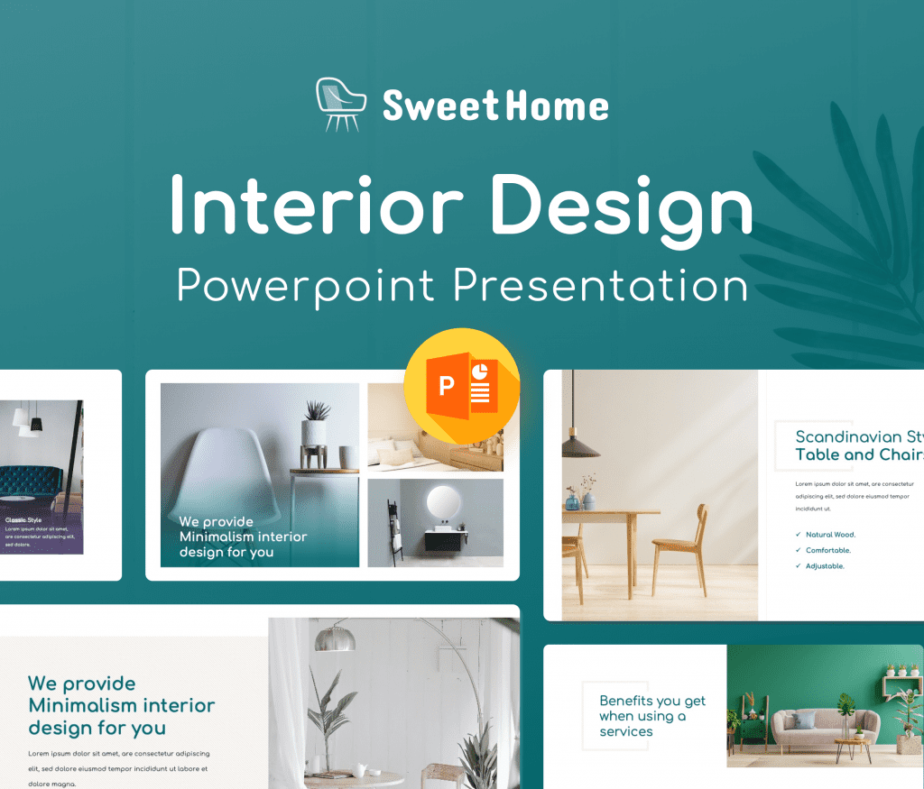 Premast | Sweet Home - Interior Design PowerPoint Template