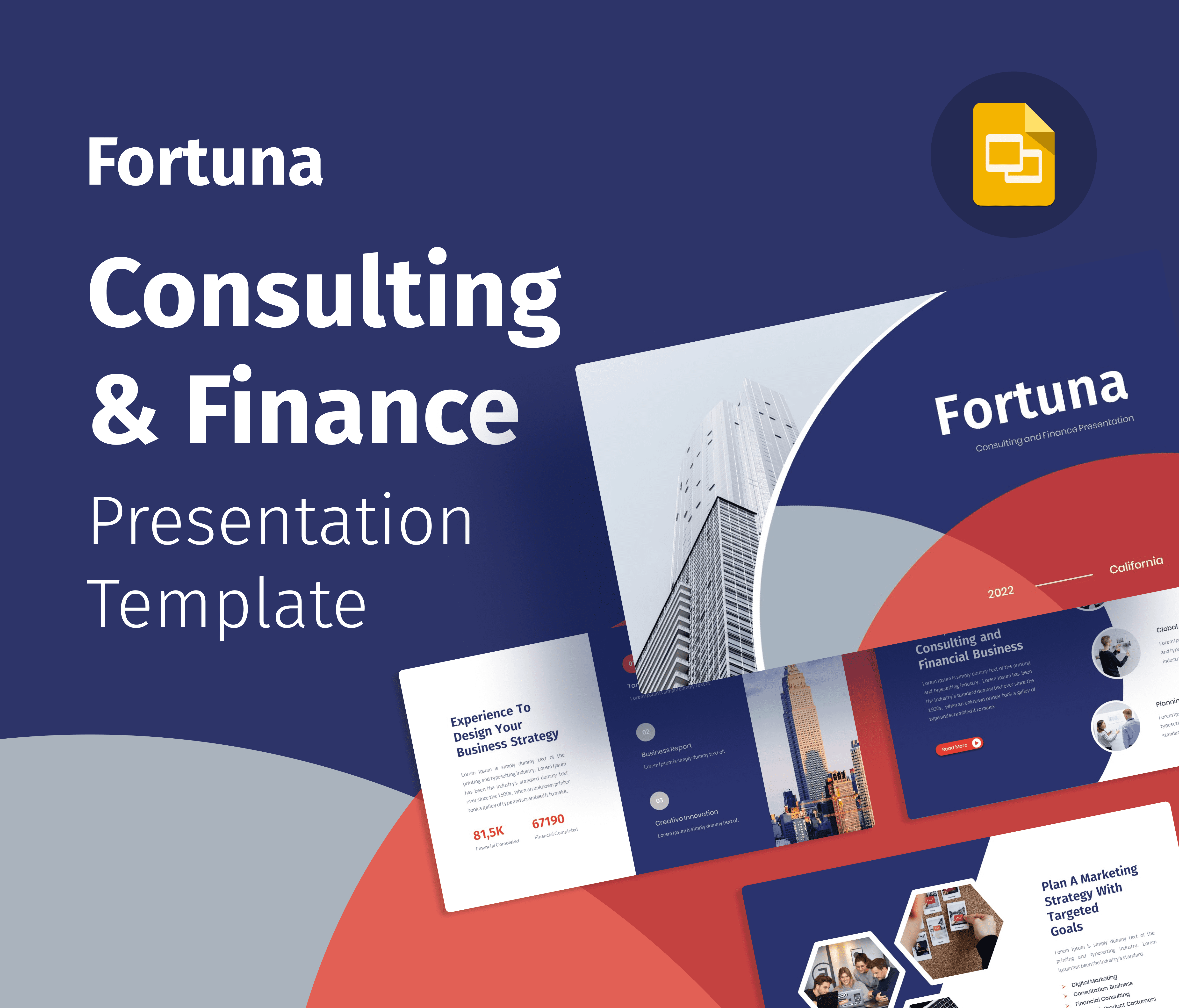 Fortuna – Consulting & Finance Google Slides Template