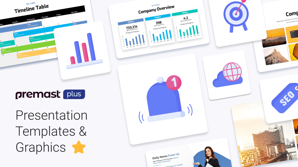 Recently Added: Presentations Templates and Unique Icons Sets