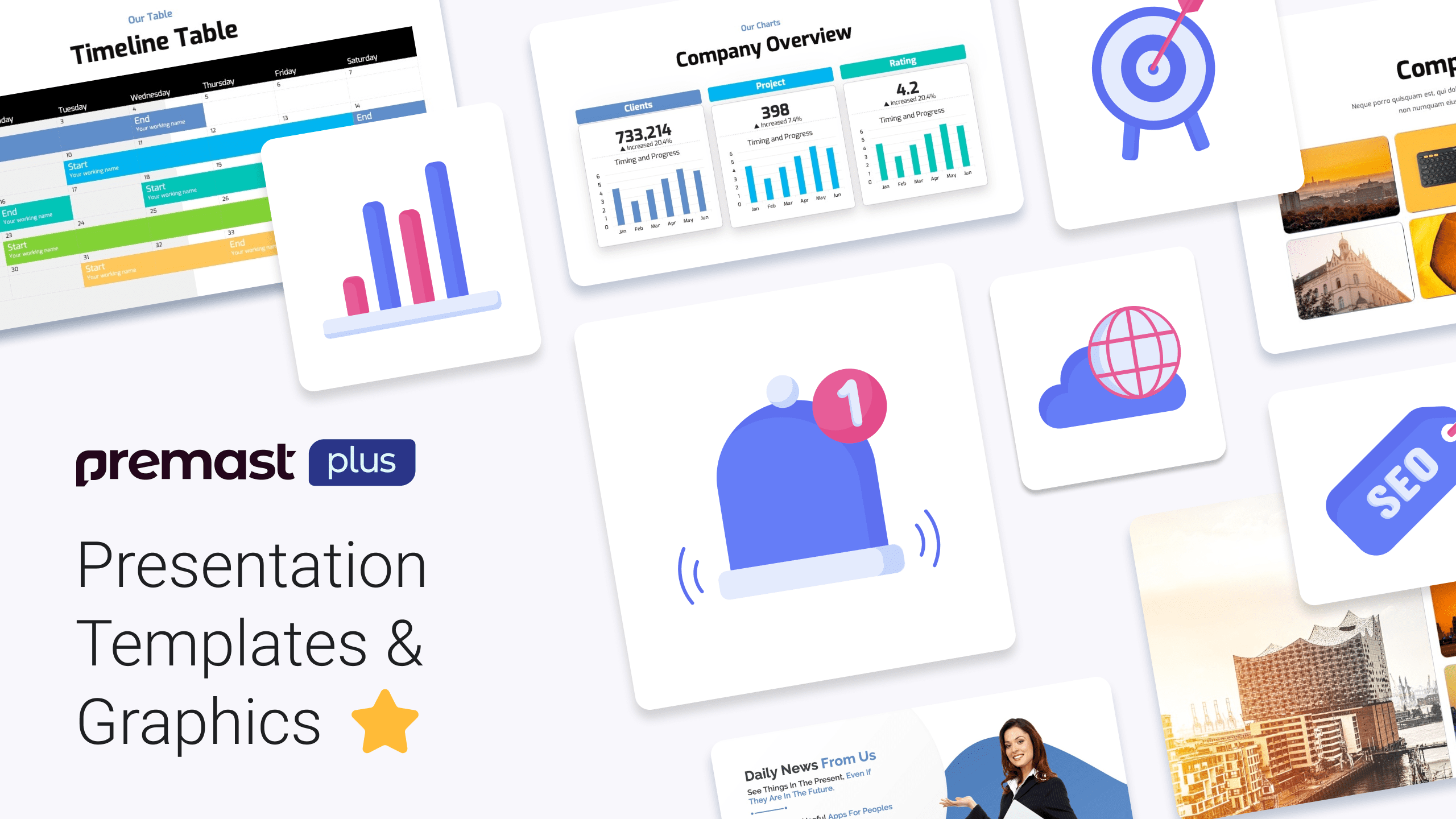 Recently Added: Presentations Templates and Unique Icons Sets