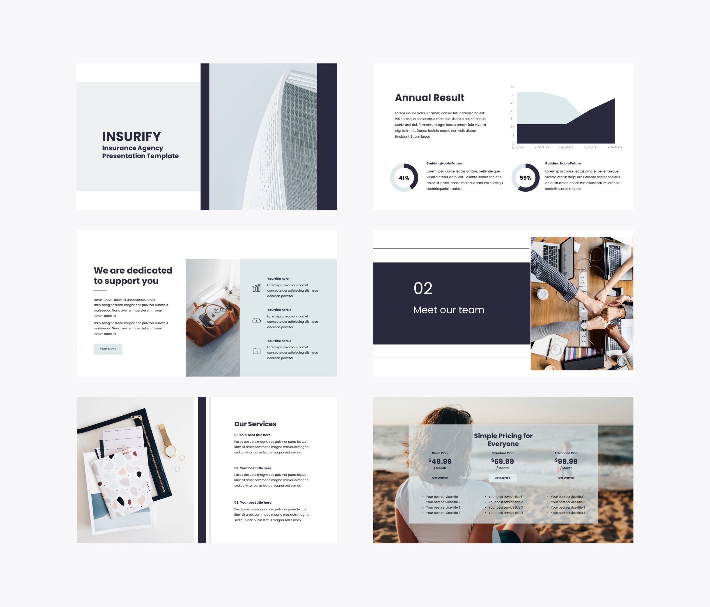 INSURIFY – Insurance Agency Presentation Template