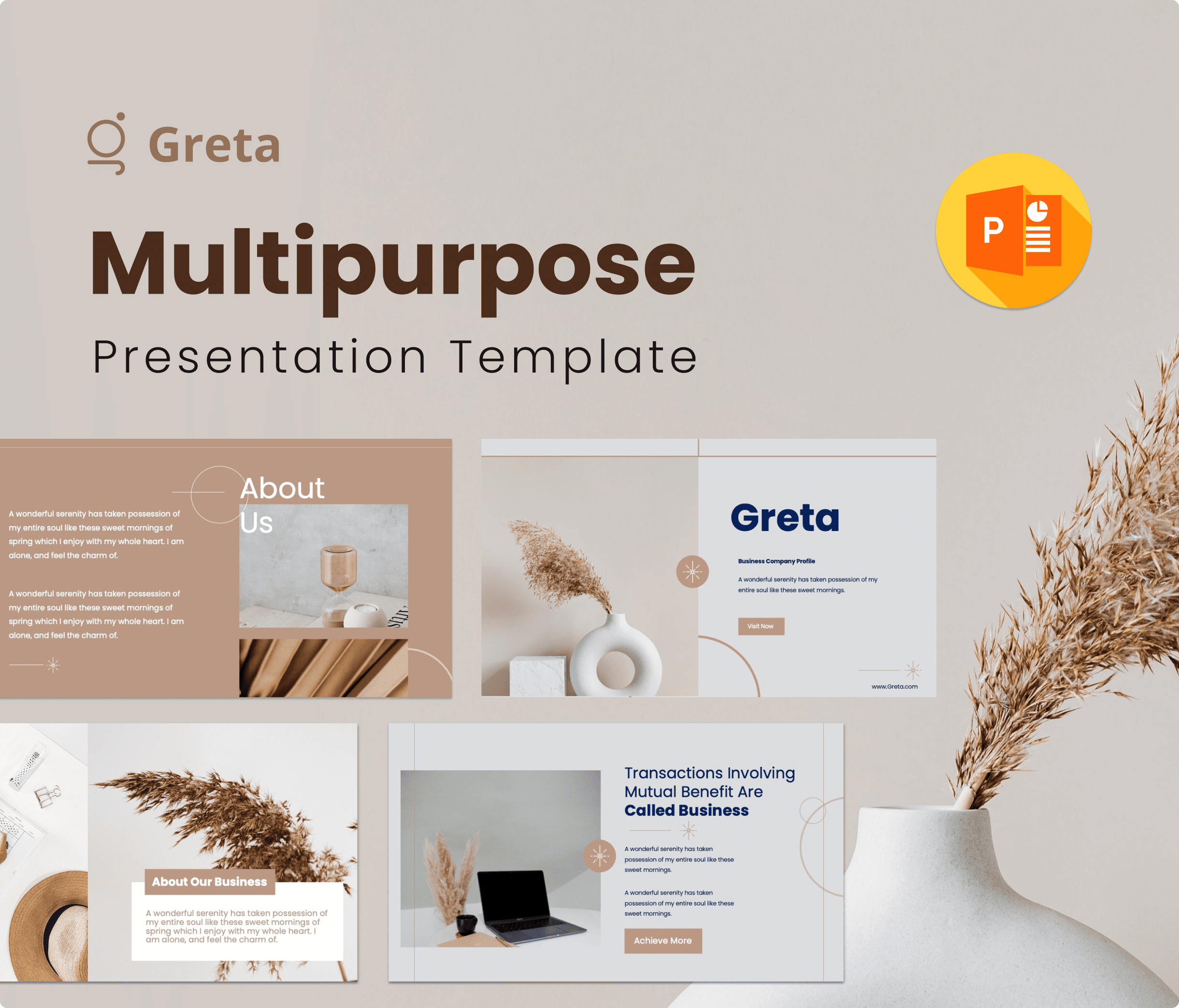 Greta – Multipurpose Presentation Template