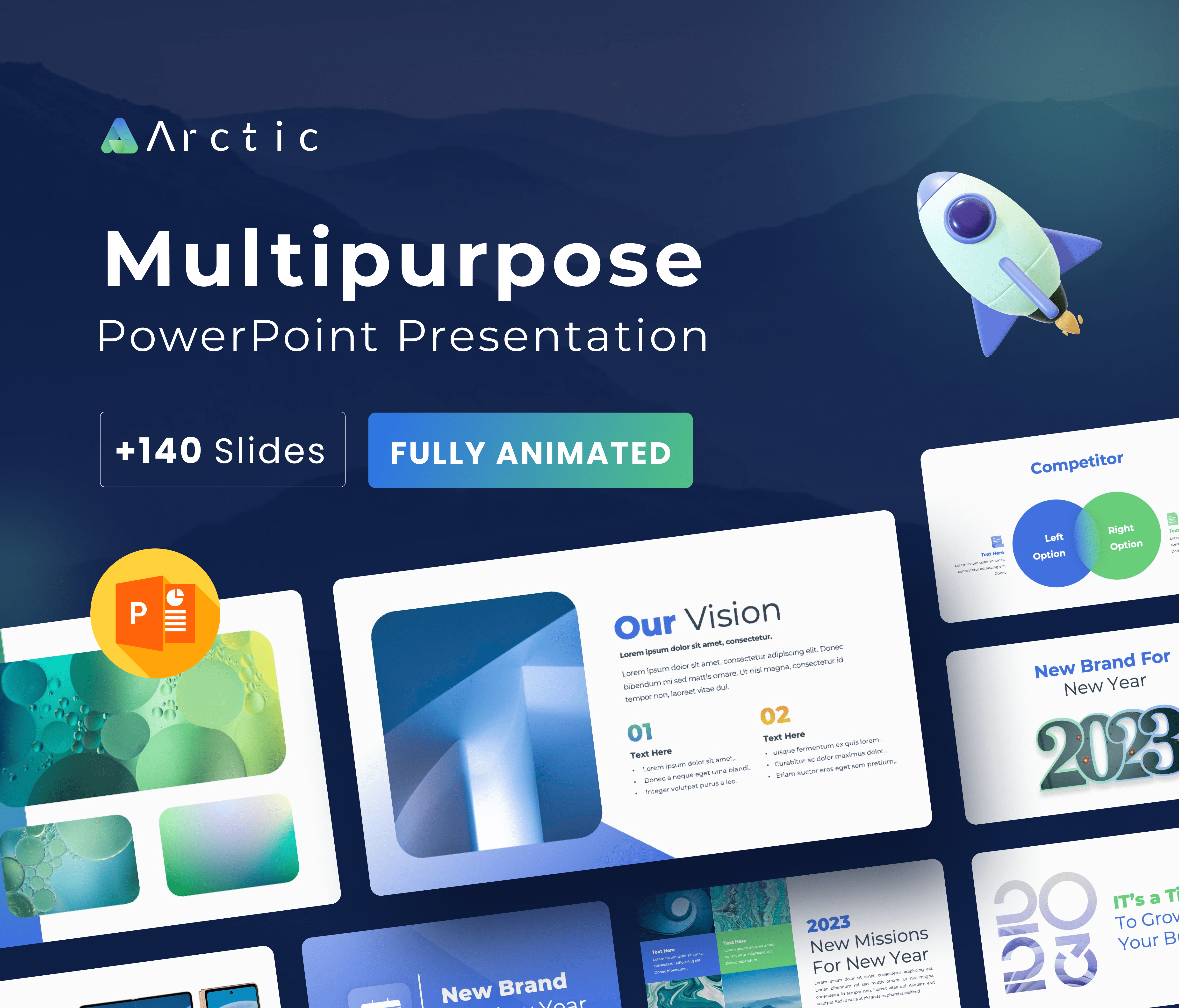 Arctic Multi-Purpose PowerPoint Presentation Template