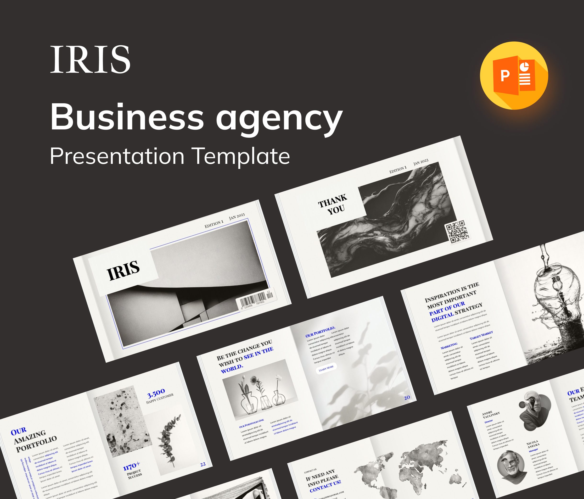 IRIS – Business Agency Presentation Template