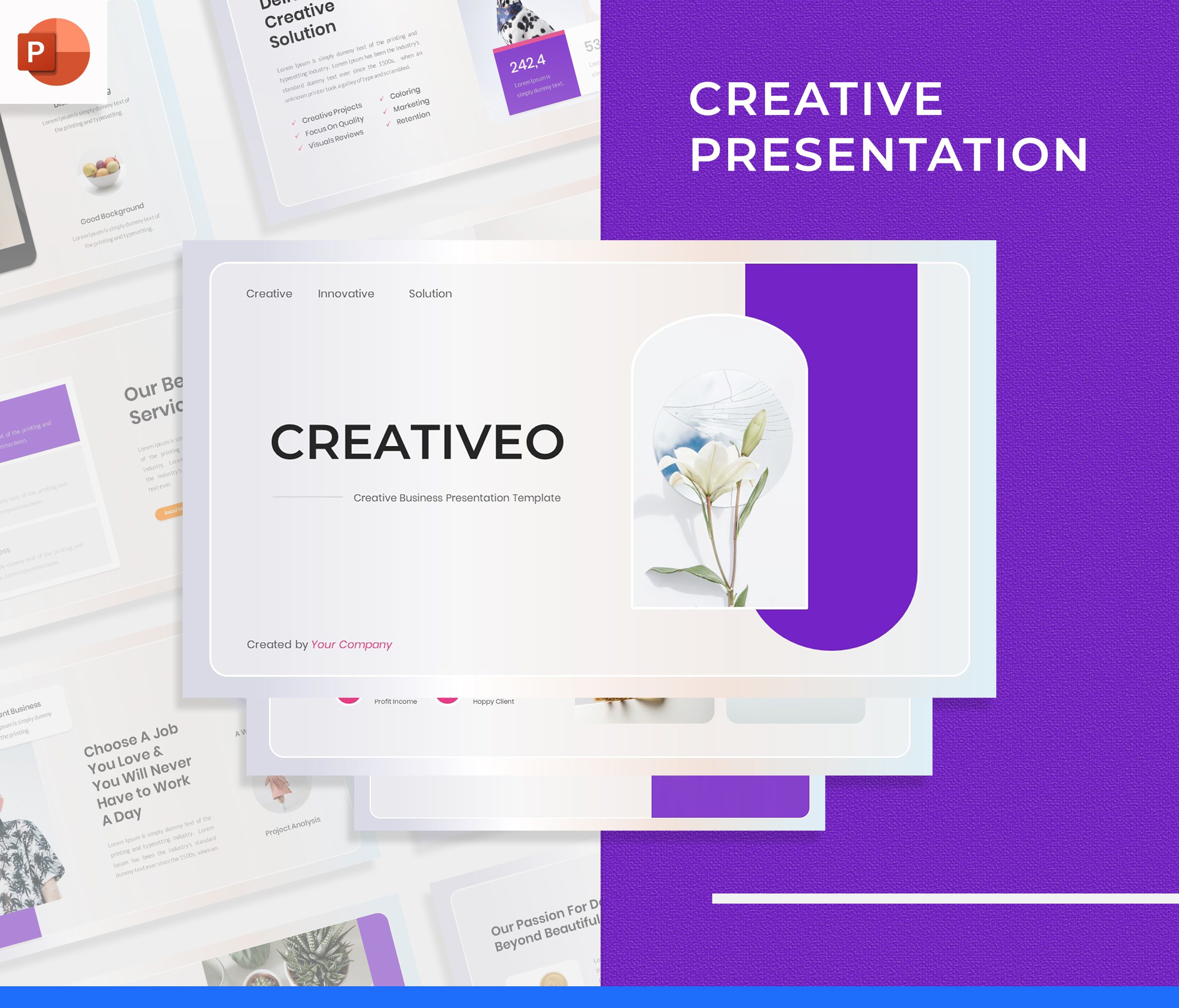 Creativeo – Creative Business  google slide Presentation