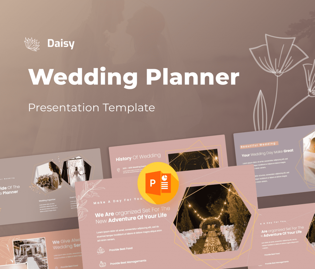 Premast Daisy Wedding Planner PowerPoint Template Presentation premast-daisy-wedding-planner-powerpoint-template-presentation
