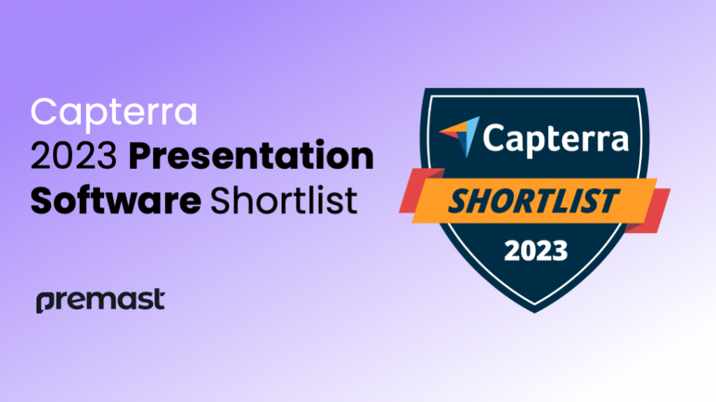 Premast Shines Bright on Capterra&#8217;s Shortlist for Presentation Software of 2023!