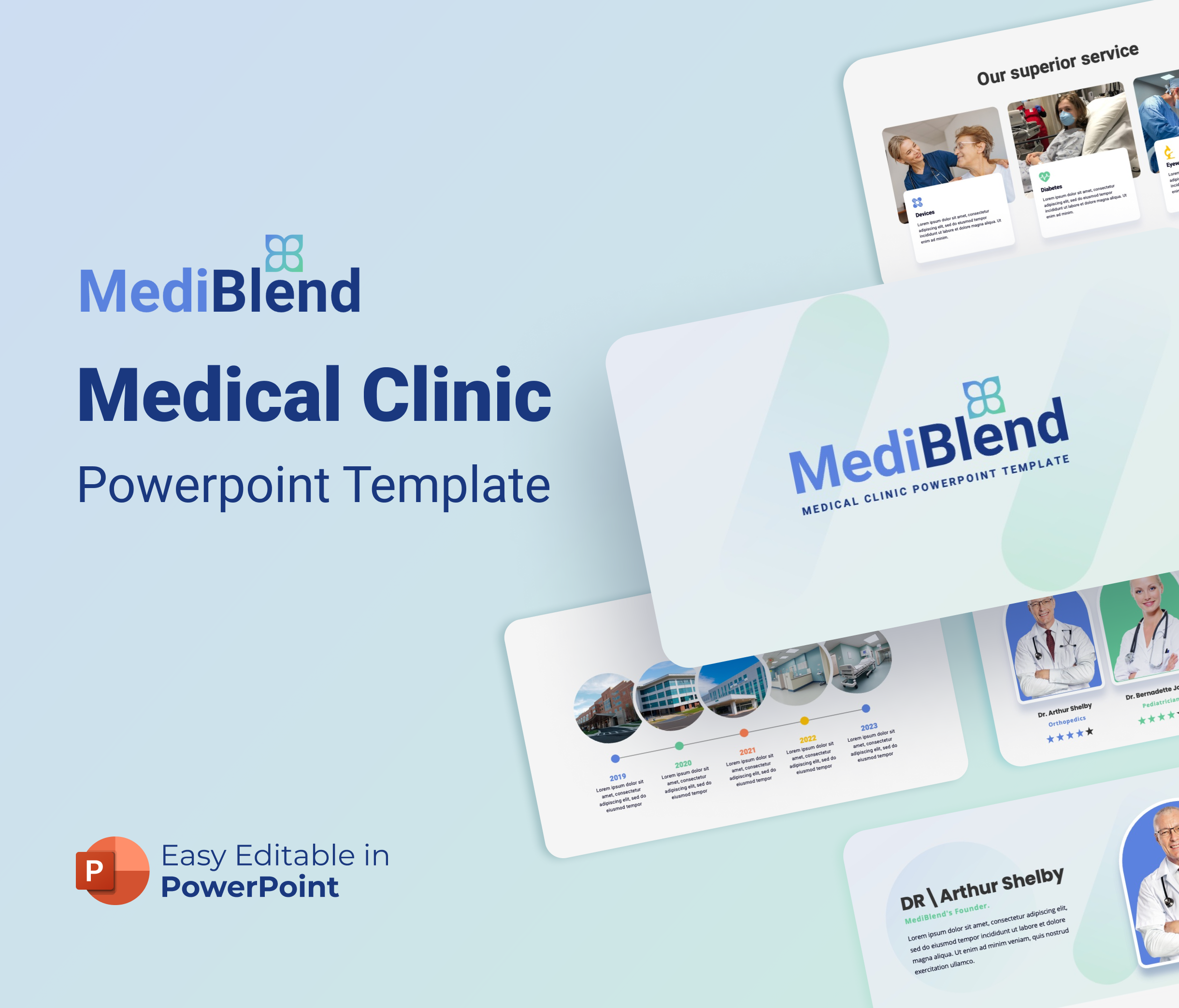 Premast | MediBlend - Medical Clinic PowerPoint Template