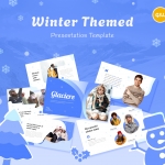 Glaciere Winter Themed Presentation googleSlide