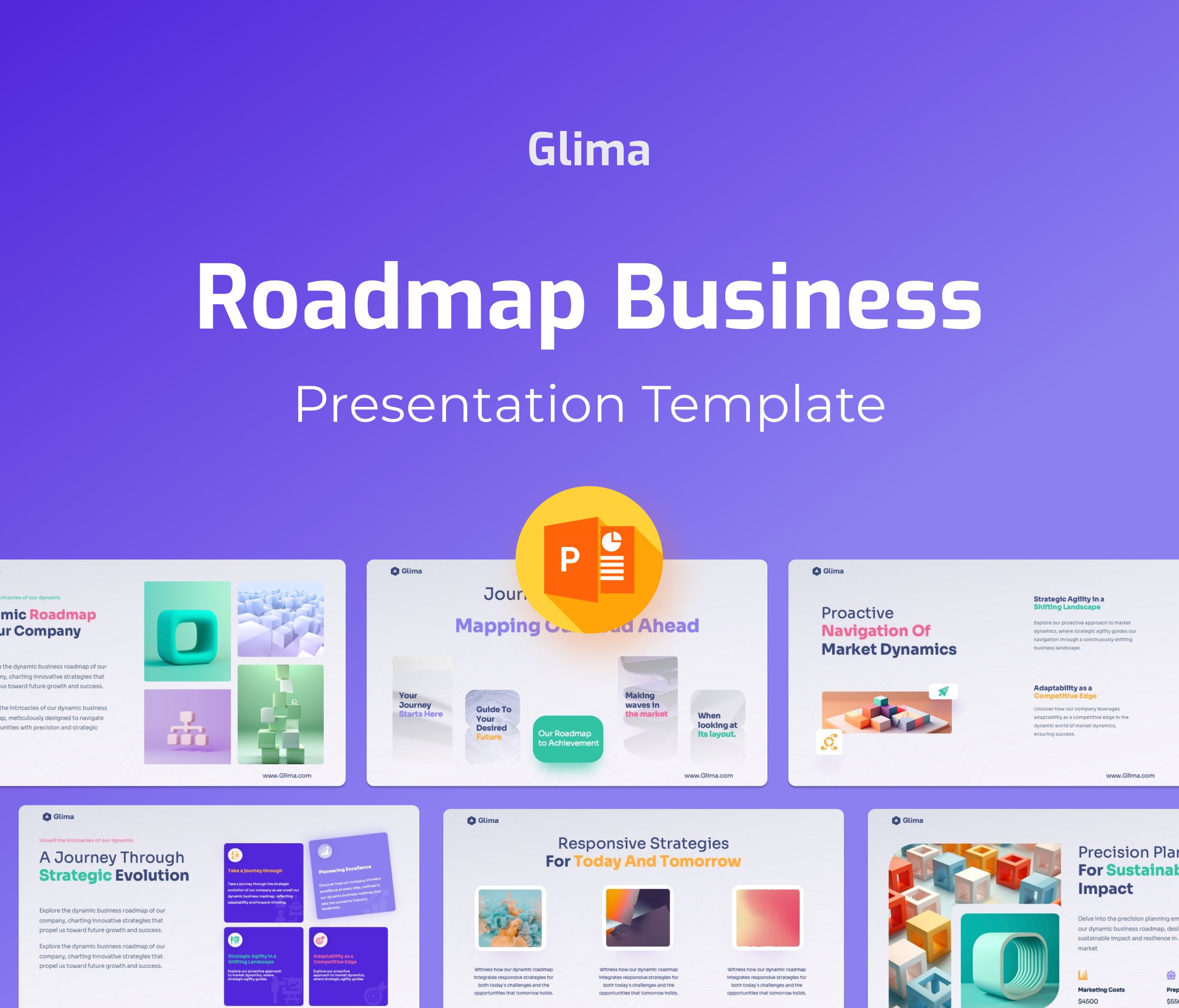 Glima- Roadmap PowerPoint Presentation Template