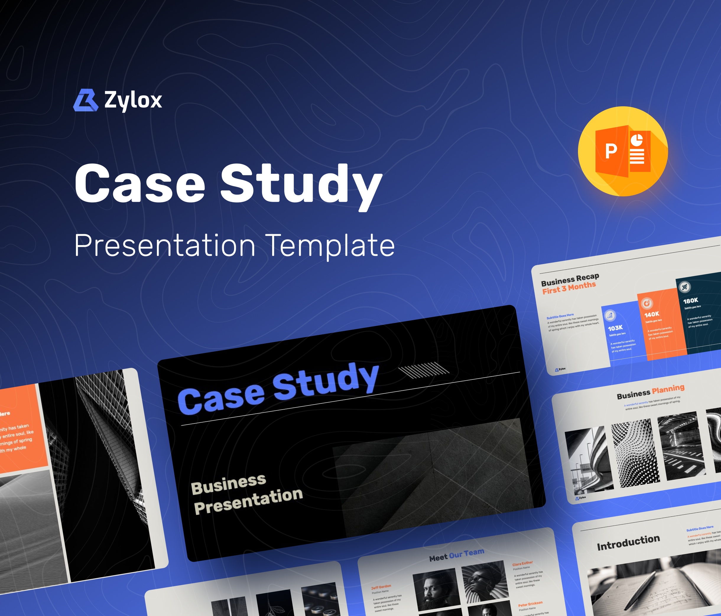 Premast | Zylox-Case Study PowerPoint Presentation Template