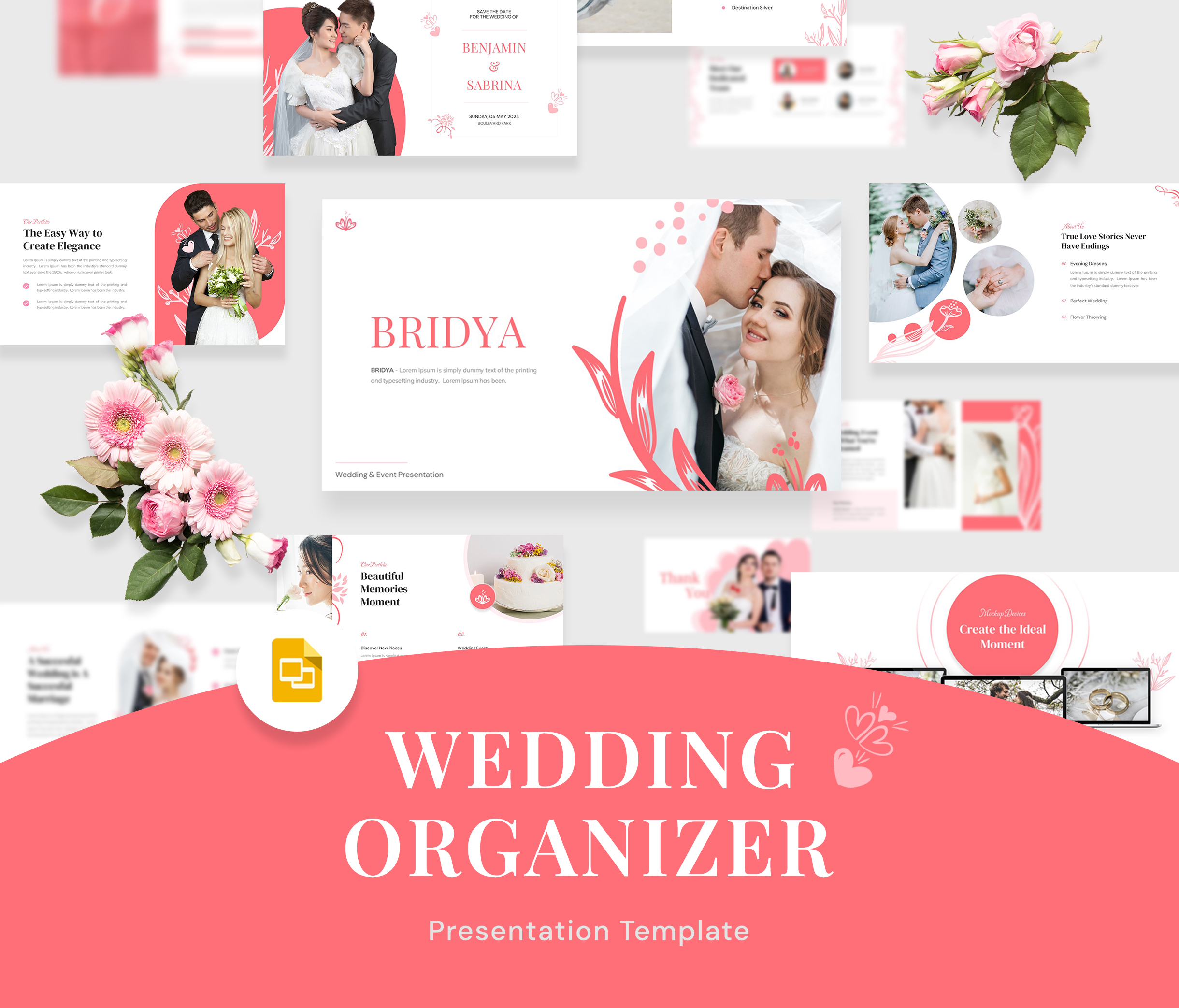 Bridya-Wedding Organizer GoogleSlide